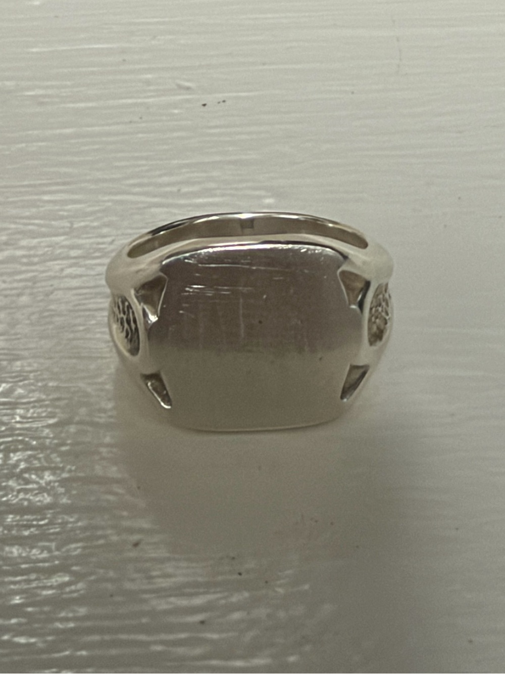 Silver Signet Ring - Picture 2 of 5